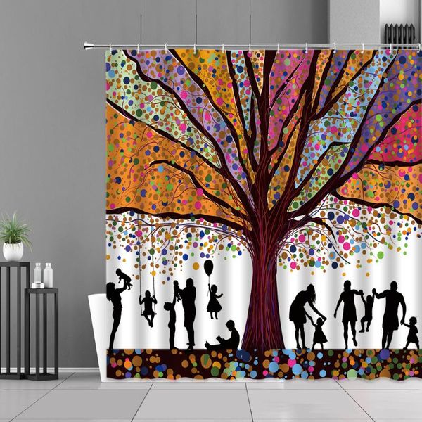 modern minimalist oil painting tree and family printing polyester waterproof shower curtain bathroom screen curtains home decor
modern minimalist oil painting tree and family printing polyester waterproof shower curtain bathroom screen curtains home decor
