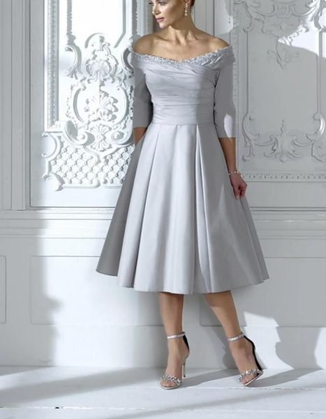 a-line mother of the bride dress elegant off shoulder knee length taffeta half sleeve with ruching 2021 c056, Black;red
a-line mother of the bride dress elegant off shoulder knee length taffeta half sleeve with ruching 2021 c056, Black;red