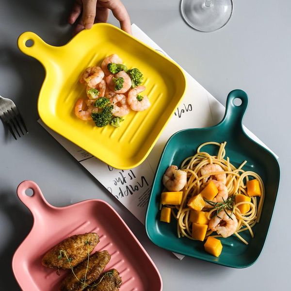 dishes & plates rectangular ceramic plate household tableware breakfast home decoration salad sushi restaurant ornaments
dishes & plates rectangular ceramic plate household tableware breakfast home decoration salad sushi restaurant ornaments
