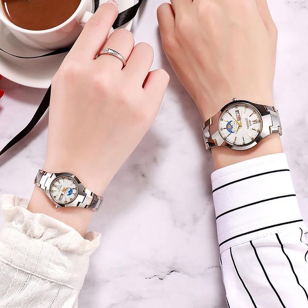 wristwatches tungsten steel men's watch quartz waterproof business ultra-thin women's couple student's relegio femino releoj, Slivery;brown
wristwatches tungsten steel men's watch quartz waterproof business ultra-thin women's couple student's relegio femino releoj, Slivery;brown
