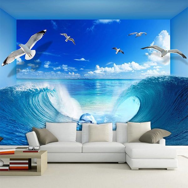 wallpapers dropship personalized custom sea wave dolphin nature mural wallpaper el modern simple interior decor papel
wallpapers dropship personalized custom sea wave dolphin nature mural wallpaper el modern simple interior decor papel