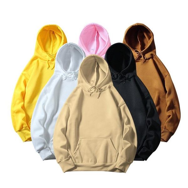 men's hoodies & sweatshirts fashion loose casual solid color plus velvet long sleeve winter couple sweatshirt student, Black
men's hoodies & sweatshirts fashion loose casual solid color plus velvet long sleeve winter couple sweatshirt student, Black