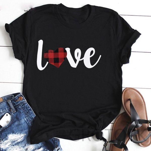 women's t-shirt love heart summer fashion cartoon yellow black white kawaii girl graphic ladies clothes lattice letter print
women's t-shirt love heart summer fashion cartoon yellow black white kawaii girl graphic ladies clothes lattice letter print