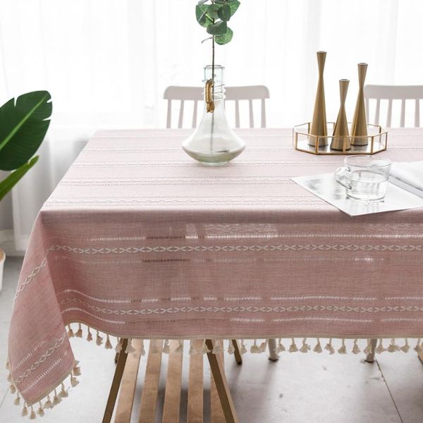 table cloth nordic striped tablecloth cotton linen rectangle pink covers home decor hollow kitchen with tassel
table cloth nordic striped tablecloth cotton linen rectangle pink covers home decor hollow kitchen with tassel