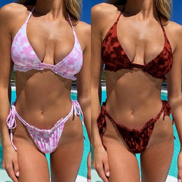 women's swimwear 2022 bikini set women print swimsuit push up polka dots plus size bathing suit beachwear biquini, White;black 
women's swimwear 2022 bikini set women print swimsuit push up polka dots plus size bathing suit beachwear biquini, White;black