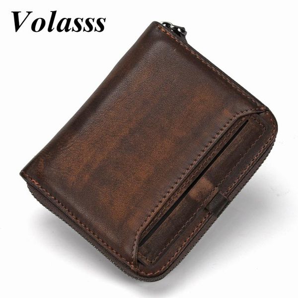 volasss retro wallet for man short genuine leather men wallets money clip men's purse 2021 zipper casual luxury small purses, Red;black
volasss retro wallet for man short genuine leather men wallets money clip men's purse 2021 zipper casual luxury small purses, Red;black