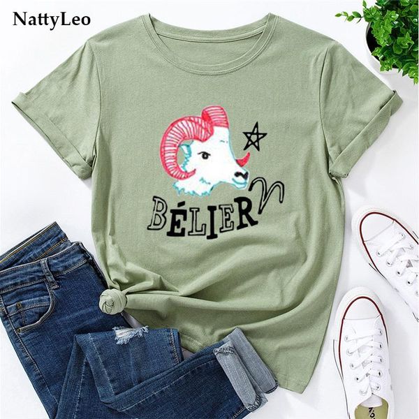 women's t-shirt tshirt oversize constellation belier print 100%cotton women o neck short sleeve tee summer plus size, White
women's t-shirt tshirt oversize constellation belier print 100%cotton women o neck short sleeve tee summer plus size, White