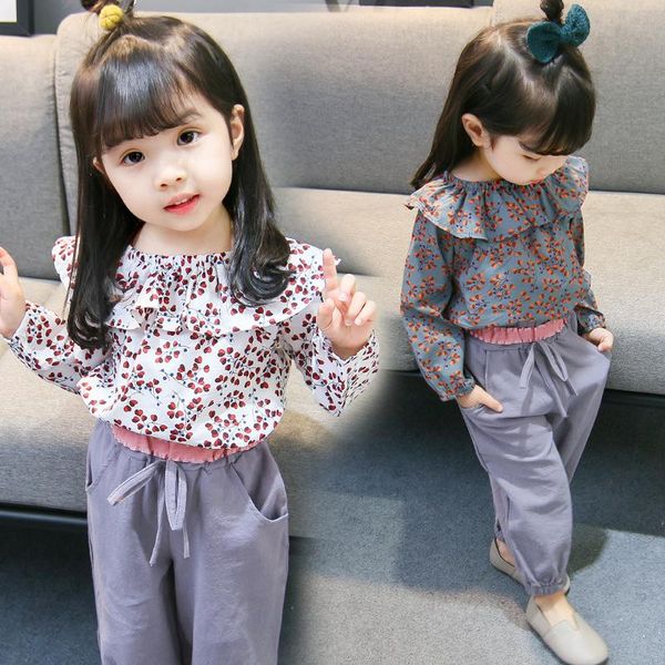1-6 years old toddler girl clothes sweet ruffled floral + pants fashion korean two-piece suit spring children's clothing set sets, White
1-6 years old toddler girl clothes sweet ruffled floral + pants fashion korean two-piece suit spring children's clothing set sets, White