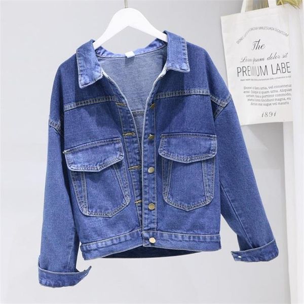 women's jackets casual short denim jacket 2021 spring autumn women white wash long sleeve vintage jean bomber coat, Black;brown
women's jackets casual short denim jacket 2021 spring autumn women white wash long sleeve vintage jean bomber coat, Black;brown