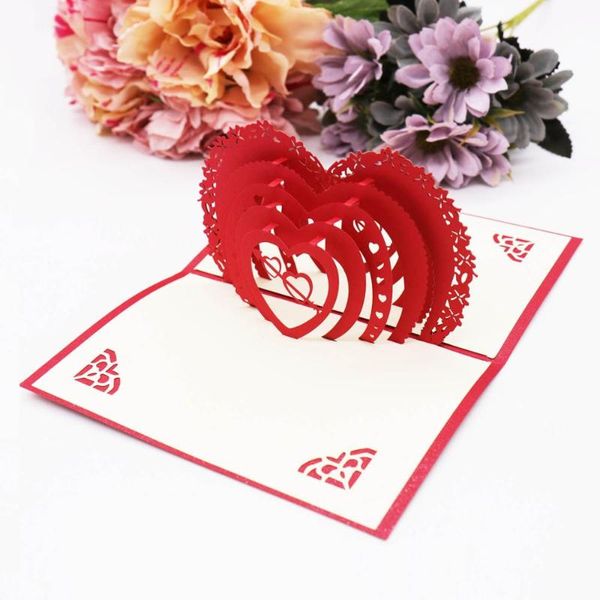 greeting cards 3d paper wedding invitation sweet love heart design lover's birthday card anniversary party gifts postcard
greeting cards 3d paper wedding invitation sweet love heart design lover's birthday card anniversary party gifts postcard