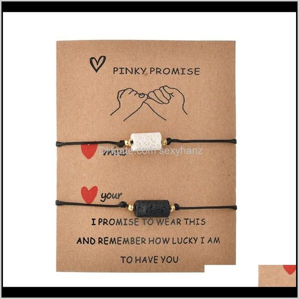 beaded, strands drop delivery 2021 2pcs/set matte lava natural stone bead bracelet red string braiding couple bracelets for men women luck j, Black
beaded, strands drop delivery 2021 2pcs/set matte lava natural stone bead bracelet red string braiding couple bracelets for men women luck j, Black