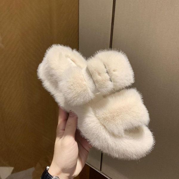women's thick soled wool slippers slope heel shoes autumn and winter one line type home wear, Black
women's thick soled wool slippers slope heel shoes autumn and winter one line type home wear, Black