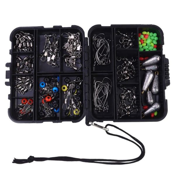160pcs fishing tackle set accessories supplies gadget