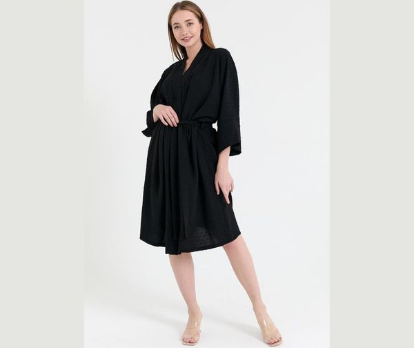 women's swimwear black tunic & robe kimono with polka dot, fits all | oversize, White;black
women's swimwear black tunic & robe kimono with polka dot, fits all | oversize, White;black