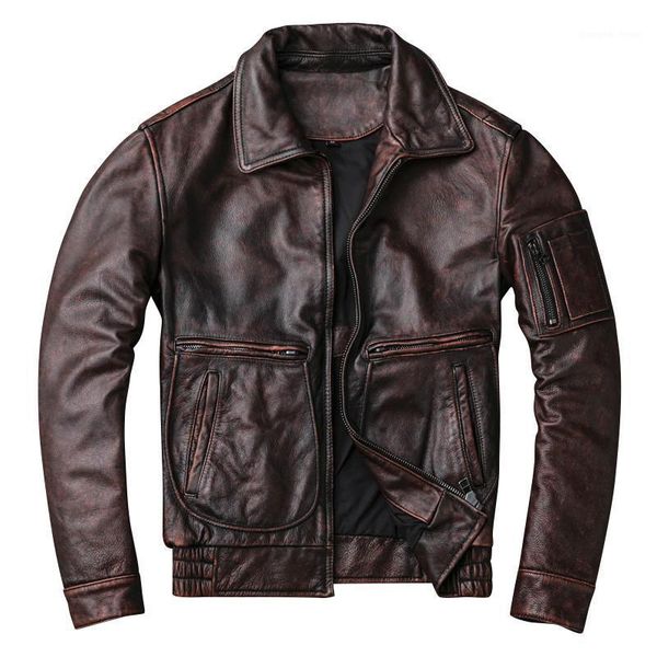 men's leather & faux ayunsue genuine jacket men cow coat vintage motorcycle brown real cowhide veste cuir homme kj4115, Black
men's leather & faux ayunsue genuine jacket men cow coat vintage motorcycle brown real cowhide veste cuir homme kj4115, Black