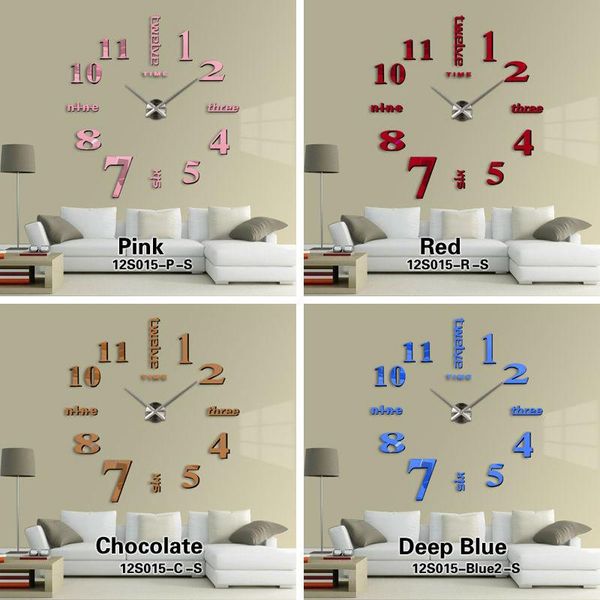 wall clocks 37/47inches home decorations big mirror clock modern design large decorative designer sticker unique gift
wall clocks 37/47inches home decorations big mirror clock modern design large decorative designer sticker unique gift
