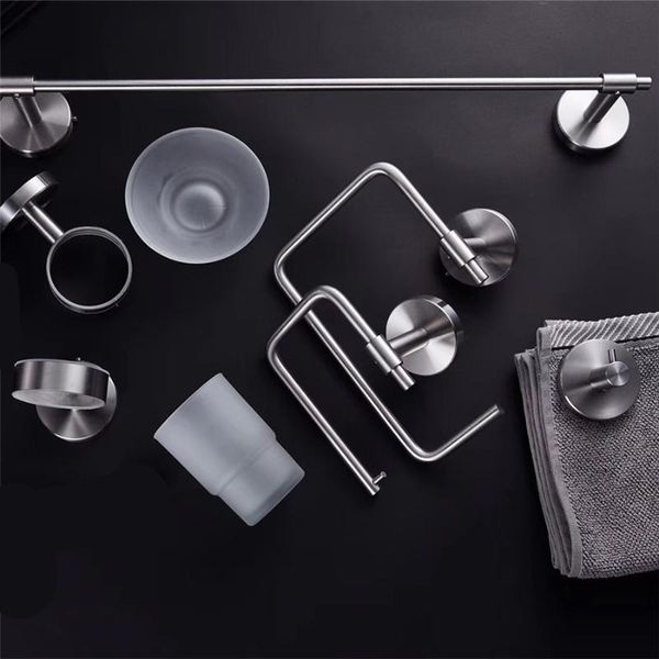 bath accessory set 304 stainless steel brushed bathroom hardware accessories wall mount toilet paper holder towel bar ring robe hook single
bath accessory set 304 stainless steel brushed bathroom hardware accessories wall mount toilet paper holder towel bar ring robe hook single