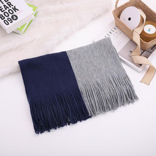 scarves girita women's fashion winter stitching scarf female tassel thick warm knitted shawl wrap ladies high quality, Blue;gray
scarves girita women's fashion winter stitching scarf female tassel thick warm knitted shawl wrap ladies high quality, Blue;gray