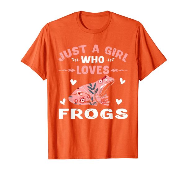 just a girl who loves frogs t-shirt gift frog lover t-shirt, White;black