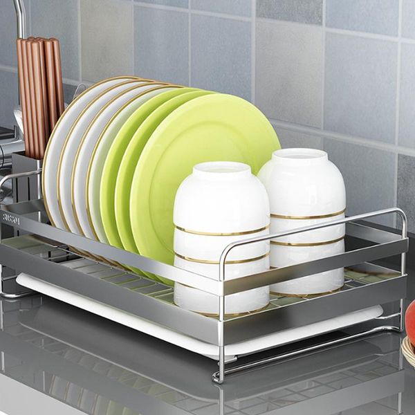 stainless steel organizer home dish drying rack modern with tray kitchen holder counterchopsticks cage tableware storage & organization
stainless steel organizer home dish drying rack modern with tray kitchen holder counterchopsticks cage tableware storage & organization
