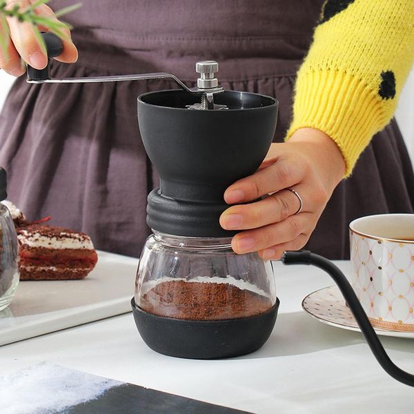 manual coffee grinders grinder hand crank grinding stainless steel blades ceramic core adjustable grind household
manual coffee grinders grinder hand crank grinding stainless steel blades ceramic core adjustable grind household