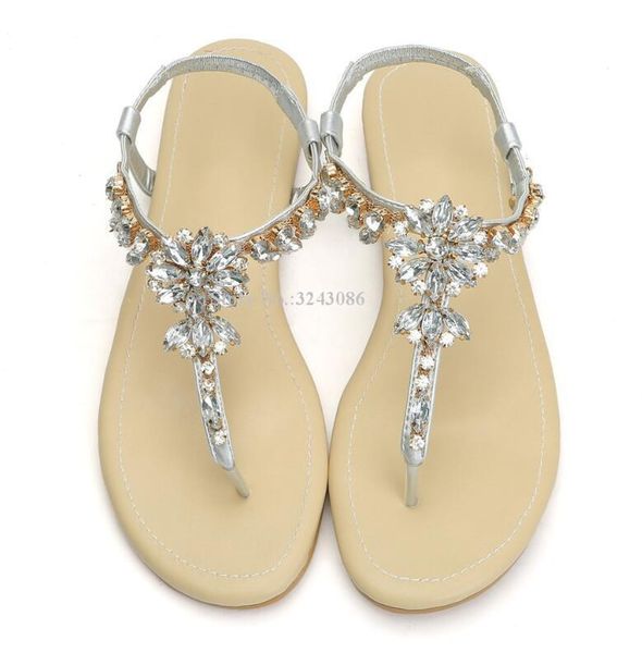 women crystal flat sandals shoes fashion flower string bead rhinestone beach lady design casual dropship, Black
women crystal flat sandals shoes fashion flower string bead rhinestone beach lady design casual dropship, Black