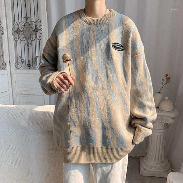 men's sweaters hip hop mens streetwear men harajuku knitted sweater zebra pattern 2021 spring pullover loose retro vintage cotton, White;black
men's sweaters hip hop mens streetwear men harajuku knitted sweater zebra pattern 2021 spring pullover loose retro vintage cotton, White;black