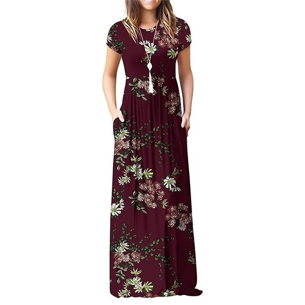 gule short sleeve summer pleated empire waist round neck floral maxi long pockets dress 210623, Black;gray
gule short sleeve summer pleated empire waist round neck floral maxi long pockets dress 210623, Black;gray