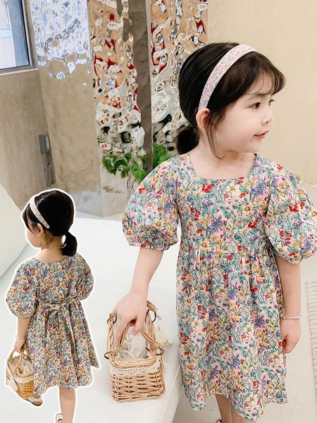 girls dress flared sleeves floral doll collar princess party for fashion flying sleeve thin loose girl's dresses, Red;yellow
girls dress flared sleeves floral doll collar princess party for fashion flying sleeve thin loose girl's dresses, Red;yellow