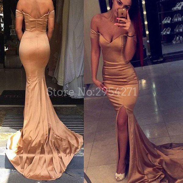 party dresses gold sweetheart off the shoulder evening dress high slit sweep train special occasion gowns mermaid 2021, White;black
party dresses gold sweetheart off the shoulder evening dress high slit sweep train special occasion gowns mermaid 2021, White;black