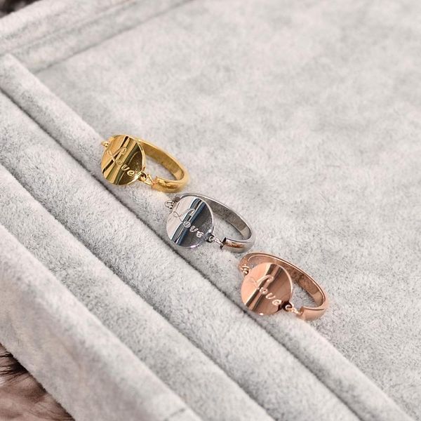 wedding rings yun ruo arrival elegant love letter ring for woman 316 l stainless steel jewelry rose gold silver color never fade drop ship, Slivery;golden
wedding rings yun ruo arrival elegant love letter ring for woman 316 l stainless steel jewelry rose gold silver color never fade drop ship, Slivery;golden