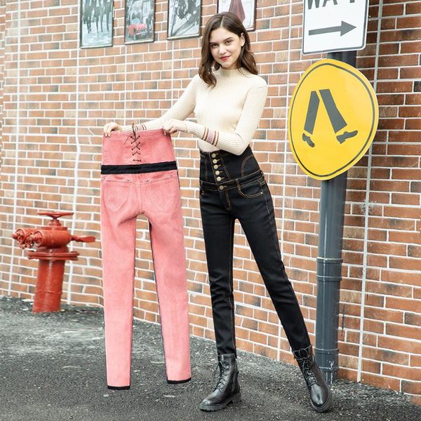 women's jeans 2021 winter thick warm skinny pencil women slim fit velvet high waisted stretch fleece denim, Blue
women's jeans 2021 winter thick warm skinny pencil women slim fit velvet high waisted stretch fleece denim, Blue
