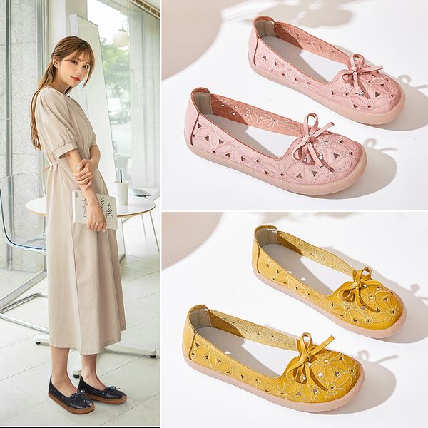 summer genuine leather shoes new fashion women shoes woman for mom womens flats comfortable handmade pregnant hole shoes 1, Black
summer genuine leather shoes new fashion women shoes woman for mom womens flats comfortable handmade pregnant hole shoes 1, Black