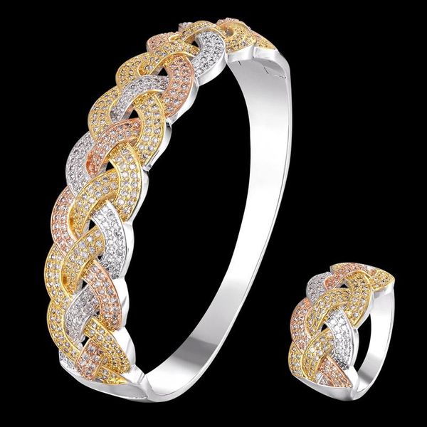 earrings & necklace zlxgirl jewelry selling full mirco paved zircon chain shape copper bangle ring set for women wedding party engagement gi, Silver
earrings & necklace zlxgirl jewelry selling full mirco paved zircon chain shape copper bangle ring set for women wedding party engagement gi, Silver