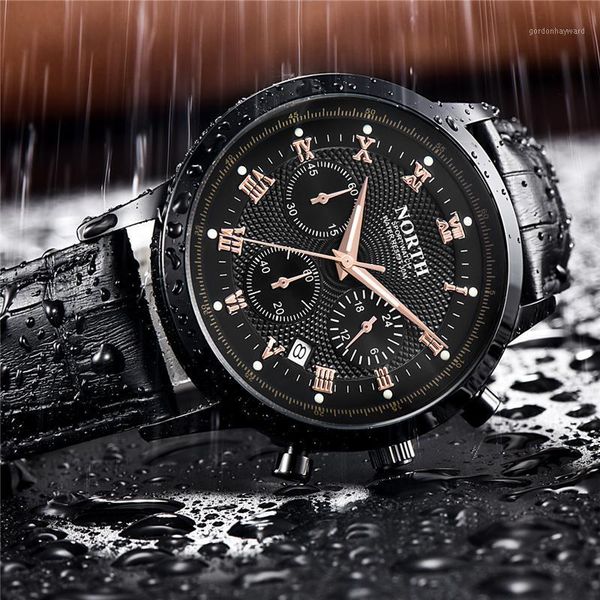 wristwatches north mens watches leather waterproof analog quartz watch men business casual sport relogio masculino, Slivery;brown
wristwatches north mens watches leather waterproof analog quartz watch men business casual sport relogio masculino, Slivery;brown