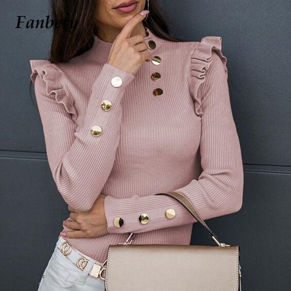 autumn fashion solid women blouse shirts casual office lady turtleneck pullover 2021 elegant slim long sleeve button blusas women's bl, White
autumn fashion solid women blouse shirts casual office lady turtleneck pullover 2021 elegant slim long sleeve button blusas women's bl, White