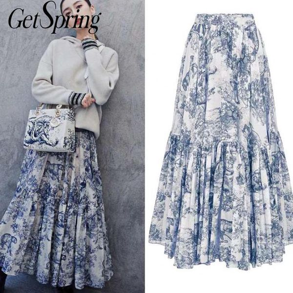 skirts getspring women skirt vintage printing high waist all match long 2021 summer clothes, Black
skirts getspring women skirt vintage printing high waist all match long 2021 summer clothes, Black
