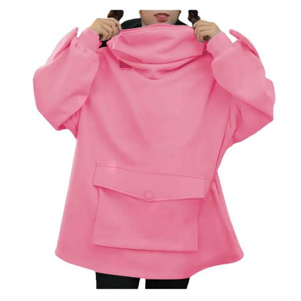 women's hoodies & sweatshirts women solid autumn casual loose front pocket harajuku frog cute lovely hoodes zipper pullover sweatshirt, Black
women's hoodies & sweatshirts women solid autumn casual loose front pocket harajuku frog cute lovely hoodes zipper pullover sweatshirt, Black