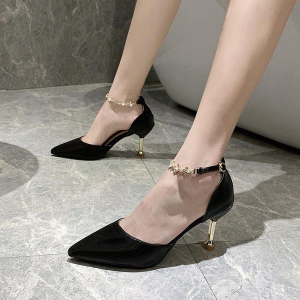dress shoes crystal women sandals 2021 fashion high heels leather bow tie heel lady classic comfort summer party pumps cute, Black
dress shoes crystal women sandals 2021 fashion high heels leather bow tie heel lady classic comfort summer party pumps cute, Black