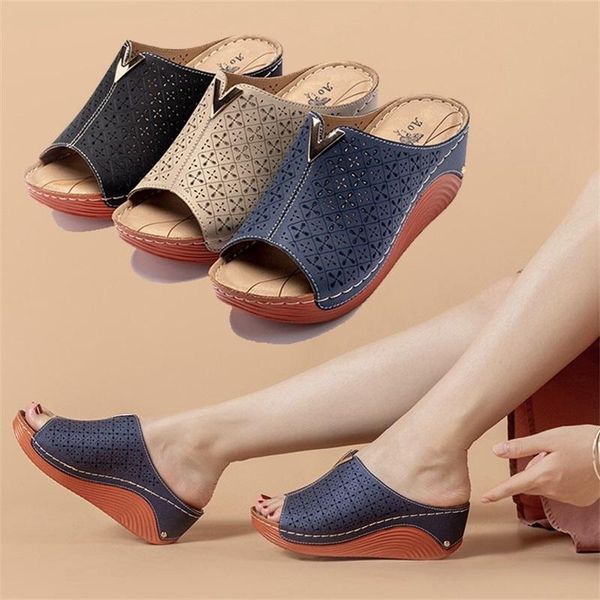 summer women rome fish mouth slippers solid thick sole heels beach sandals retro pu leather platform shoes wedges slides, Black
summer women rome fish mouth slippers solid thick sole heels beach sandals retro pu leather platform shoes wedges slides, Black