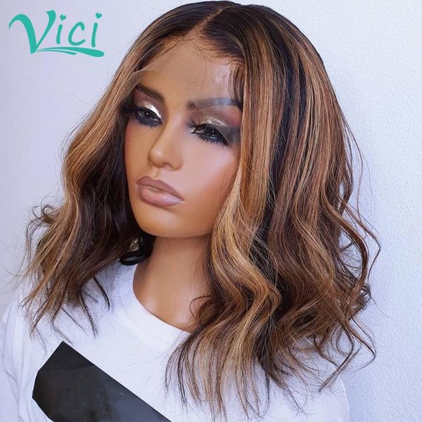lace wigs 13x6 front human hair short bob wig wave black with brown highlight wig brazilian remy for women 150%, Black;brown
lace wigs 13x6 front human hair short bob wig wave black with brown highlight wig brazilian remy for women 150%, Black;brown
