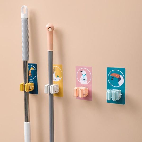 hooks & rails punch-mop holder toilet hook wall mount cartoon paste clip broom card kitchen bathroom storage rack
hooks & rails punch-mop holder toilet hook wall mount cartoon paste clip broom card kitchen bathroom storage rack