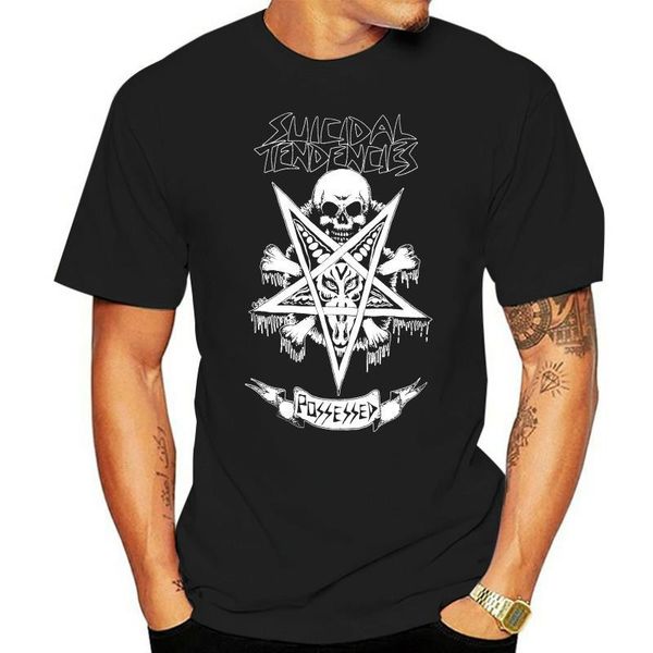 men's t-shirts suicidal tendencies-possessed t-shirt black, White;black