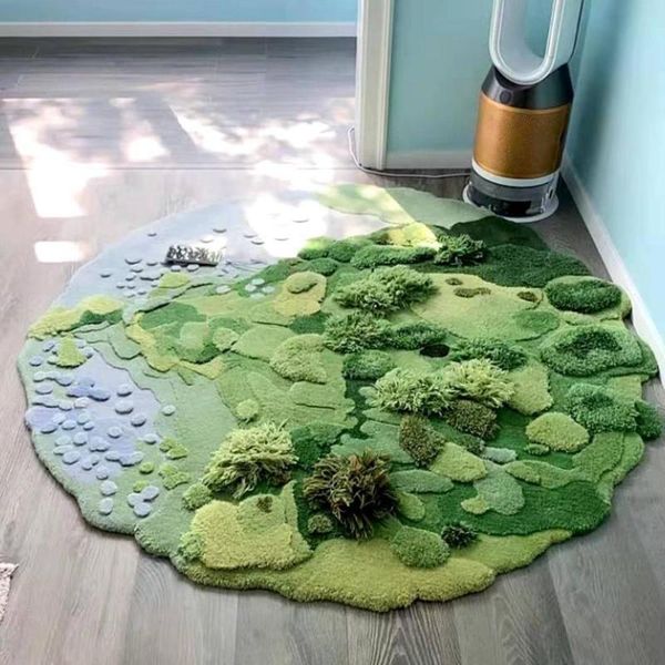 carpets green forest creative art round rug for kid's room hand tufted wool grass plush carpet living and bedroom
carpets green forest creative art round rug for kid's room hand tufted wool grass plush carpet living and bedroom