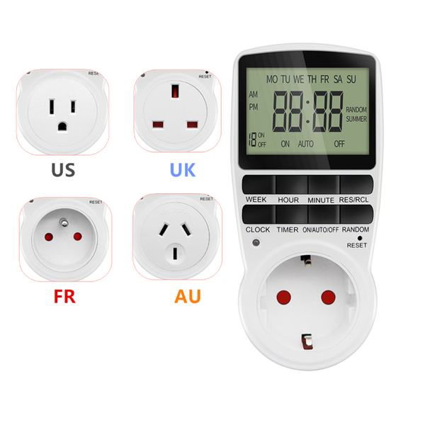 timers tm02 electronic digital timer kitchen socket outlet 230v 110v 12/24 hour cyclic programmable timing eu fr us
timers tm02 electronic digital timer kitchen socket outlet 230v 110v 12/24 hour cyclic programmable timing eu fr us
