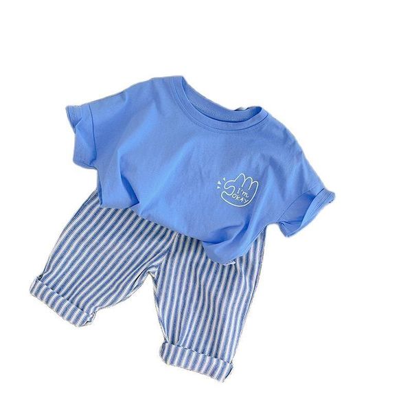 clothing sets vidmid children's baby kids girls summer clothes boys and girls' short sleeve t-shirt stripe casual capris two-piece, White
clothing sets vidmid children's baby kids girls summer clothes boys and girls' short sleeve t-shirt stripe casual capris two-piece, White