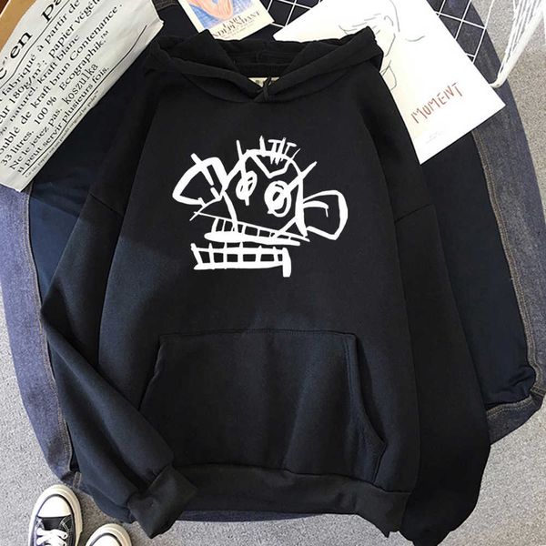 harajuku style hooded sweatshirt, men's and women's, fashion for sports lovers, with golden mysterious monkey graffiti, spring, Black
harajuku style hooded sweatshirt, men's and women's, fashion for sports lovers, with golden mysterious monkey graffiti, spring, Black