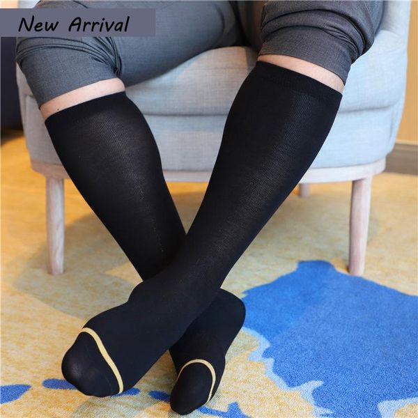 men's socks high elastic smooth cotton sheer stocking sock business formal cosplay to match leather shoes, Black
men's socks high elastic smooth cotton sheer stocking sock business formal cosplay to match leather shoes, Black