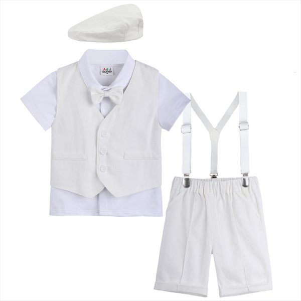 baby boys baptism suit infant wedding gentleman party costume white bow tie suspender overall christening sets 4pcs
baby boys baptism suit infant wedding gentleman party costume white bow tie suspender overall christening sets 4pcs