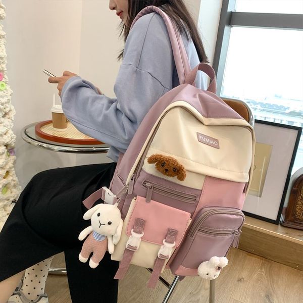 backpack female harajuku school book bag japanese 2021 cute women panelled kawaii schoolbag backpacks
backpack female harajuku school book bag japanese 2021 cute women panelled kawaii schoolbag backpacks